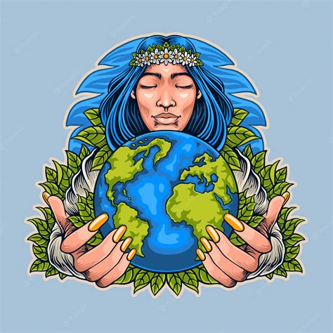 Premium Vector Illustration Of Mother Earth Day