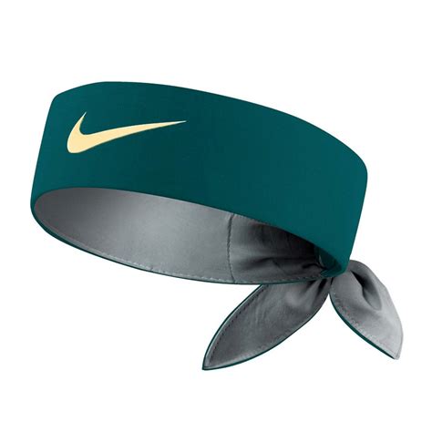 Nike Logo Tennis Headband Dark Green