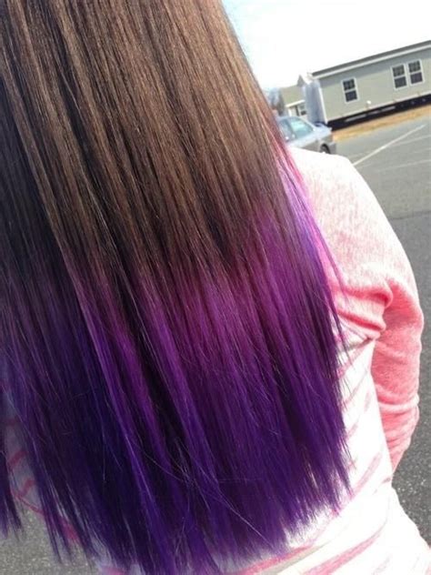 Purple Tips~ Just A Little Bit Darker So It Kind Of Blends In With My