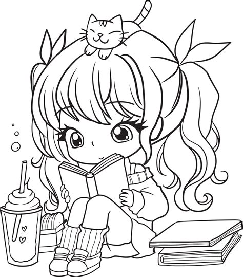 cute cartoon coloring pages