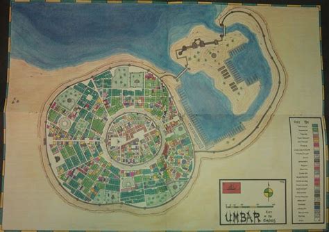 Map Of Umbar City Of Corsairs Hobbit Lotr Middleearth Map Middle