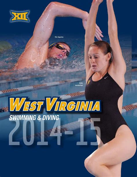 2014 15 West Virginia University Swimming And Diving Guide By Joe Swan