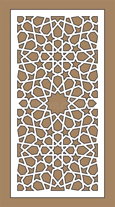 Cnc Decorative Pattern Jali Design Interior Element Islamic Arabic