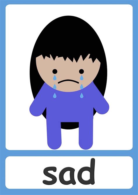 Have kids group similar emotion cards. Free feelings flashcards for kindergarten & preschool! Learn emotions in a fun way with these ...