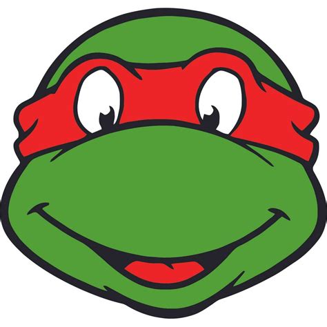 Ninja Turtles Raphael Red Face Mask Cartoon Character Movie Show Wall