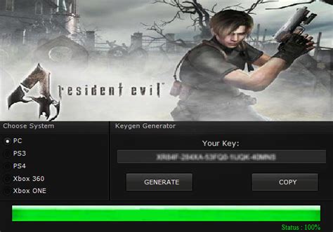 Resident Evil 4 Key Generator Keygen For Full Game Crack