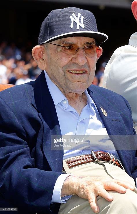 Baseball Hall Of Famer And Former New York Yankee Yogi Berra