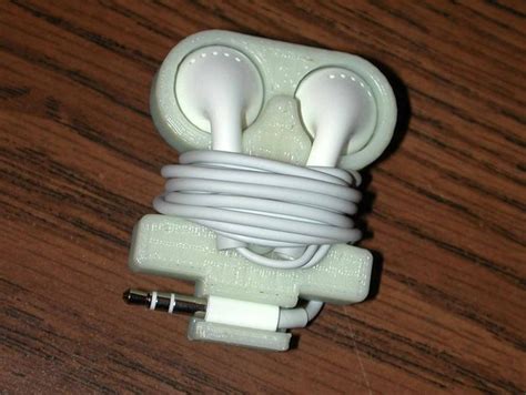 Apple Earbud Holder By Hpaul Thingiverse
