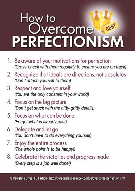 Recreation Therapy Ideas How To Overcome Perfectionism Perfectionism