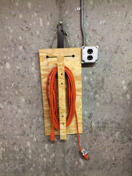 Extension Cord Portable Holder With Images Garage