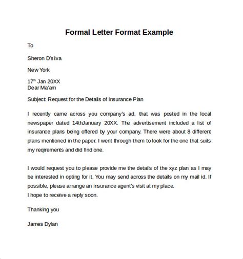 If you're not into writing formal letters then there are high chances you will use informal words. FREE 9+ Formal Letters in MS Word | PDF