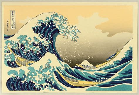 Hokusai Katsushika The Great Wave Artelino