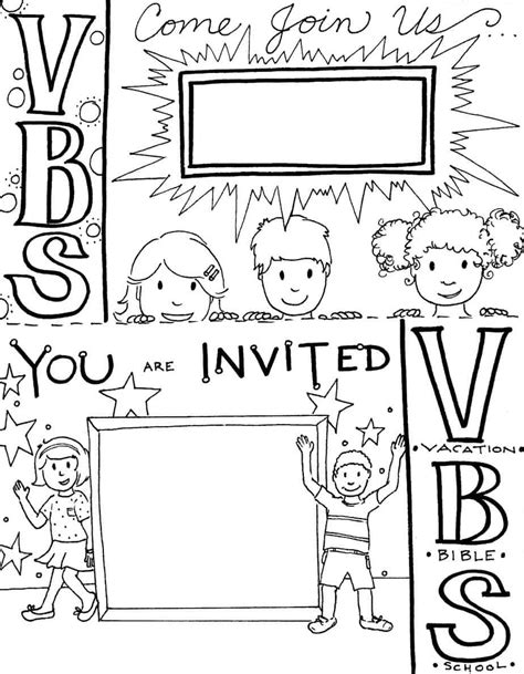 Vbs Invitation Flyer Templates Vacation Bible School