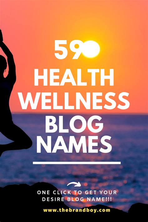 Here Are The Best Health And Wellness Blog Names For You Fitness
