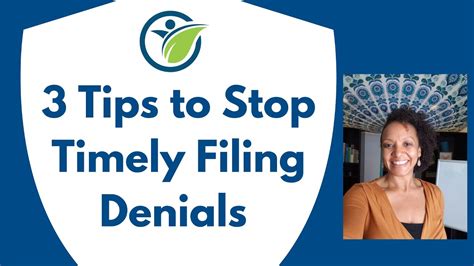 3 Tips To Stop Timely Filing Denials Medical Billing Tips Youtube