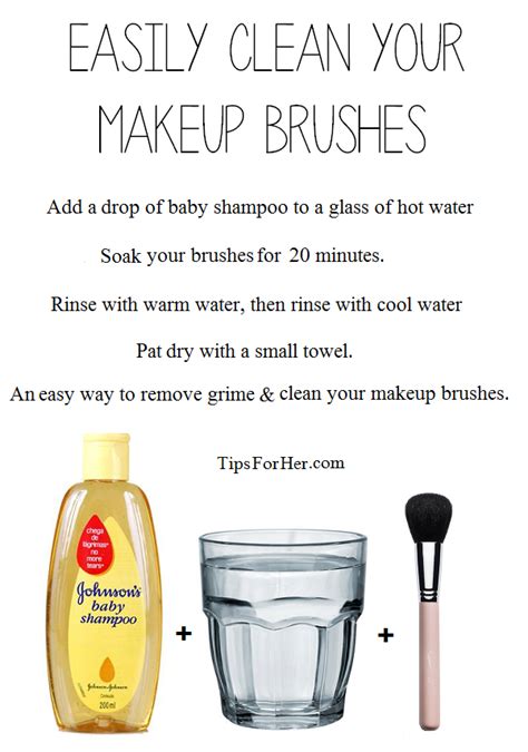 easily clean your makeup brushes