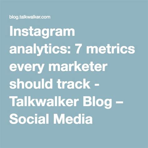 Instagram Analytics 7 Metrics Every Marketer Should Track Talkwalker Blog Social Media