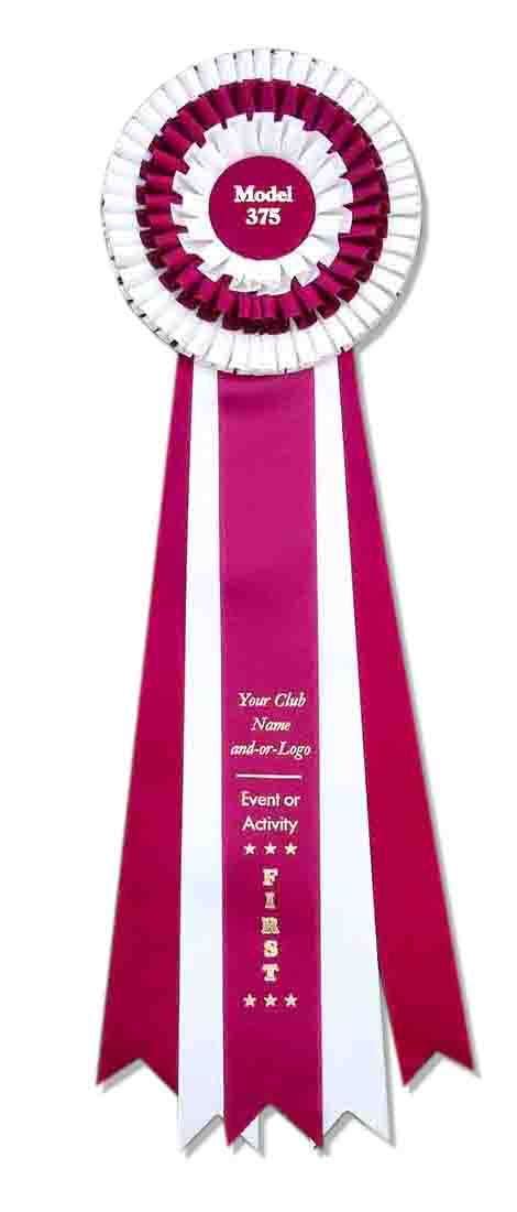 Custom Rosette Ribbons Awards Events Made In Canada