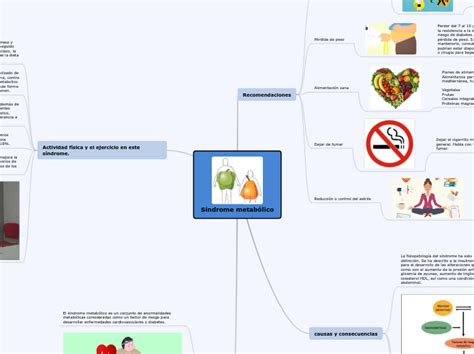 S Ndrome Metab Lico Mind Map