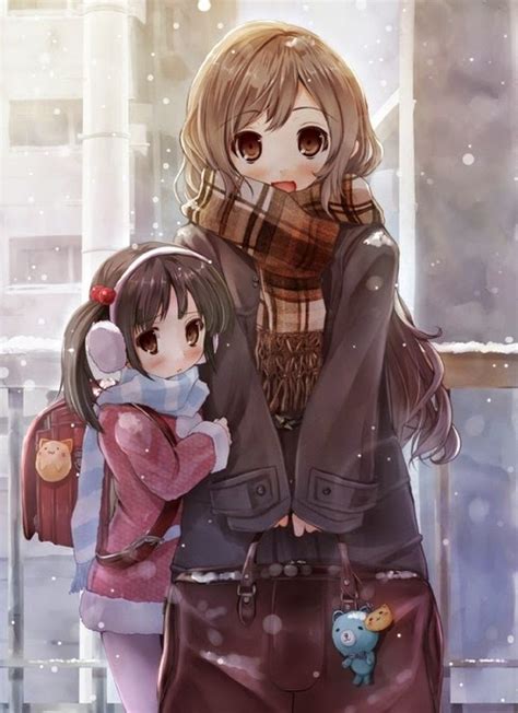 Anime Snow And Girl Part 1 Illustration （daily）