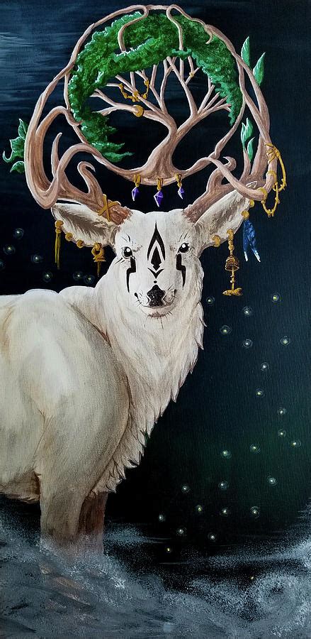 Spirit Deer Painting By Courtney Ortmann Fine Art America