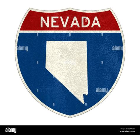 Mapa Del Estado De Nevada Fotos E Imágenes De Stock Alamy