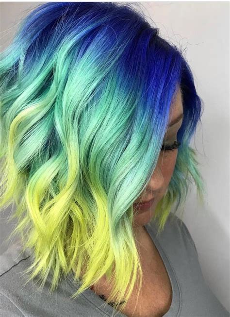 60 Cool And Trendy Color Hairstyles Ideas In 2019 Vivid Hair Color Hair Styles Wild Hair Color