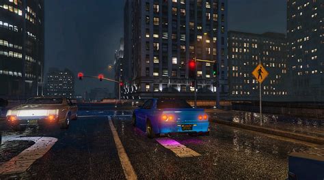 Gta V Elegy Ultra Games Grand Theft Auto City Game Carros Raining