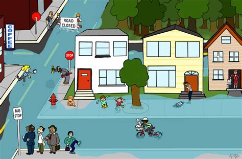 Photo enthusiasts have uploaded flood clipart cartoon for free download here! What is nuisance flooding? | Climate and Agriculture in ...