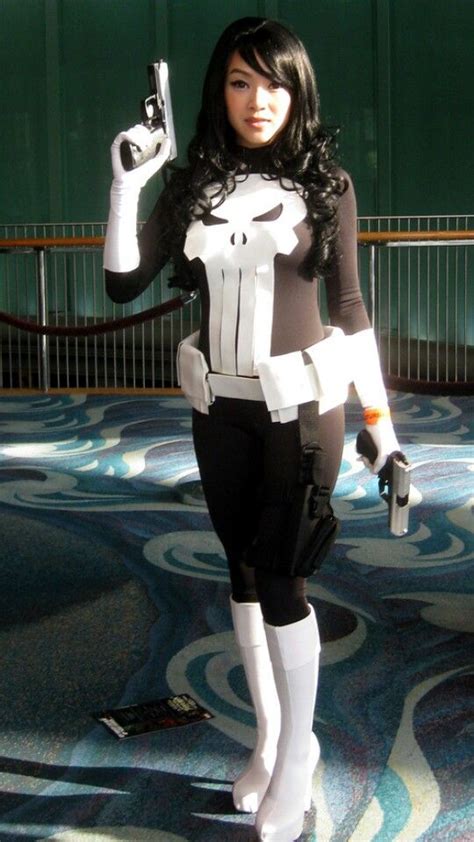 Lady Punisher Punisher Cosplay Cosplay Woman Cosplay Outfits