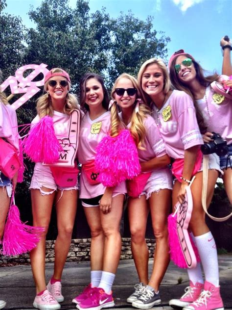 what are you wearing on bid day spirit week outfits football game outfit pink out