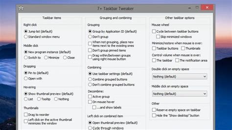 7 Taskbar Tweaker Adds Tons Of Extra Taskbar Settings To Windows 7 And 8