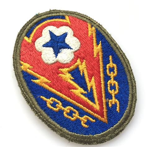 Wwii Us Army Air Force In Europe Theater Communications Division Patch