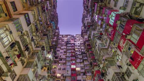 The monster building is a system of five interconnected buildings in quarry bay, hong kong. Hong Kong Aparmtent Monster Building Stock Footage Video ...