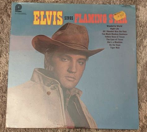 Elvis Sings Flaming Star Sealed Cas2304 Camden Vinyl Values Mavin