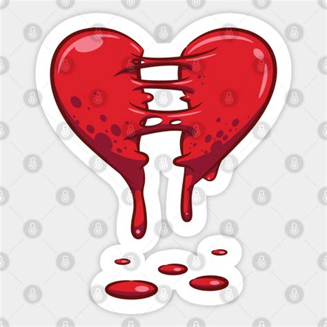 Dripping Broken Healing Heart Valentines Day Dripping Heart
