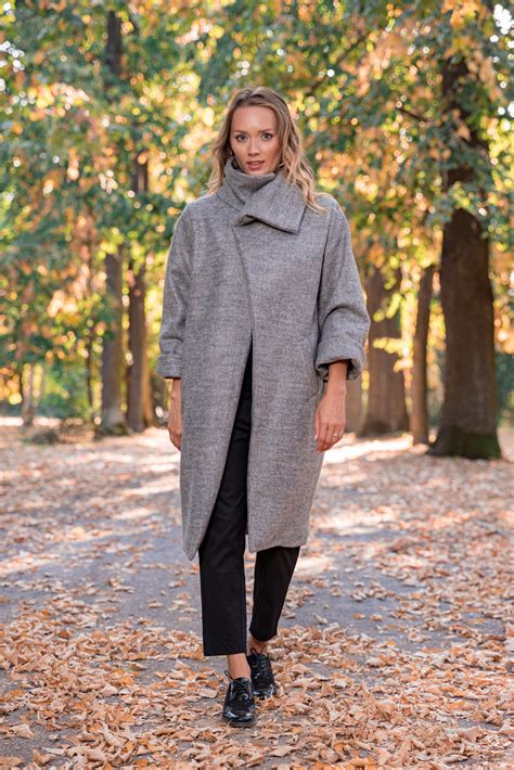 Gray Wool Coat Allseams