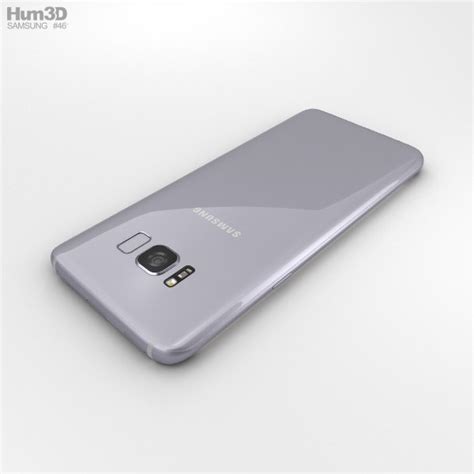 Samsung Galaxy S8 Orchid Gray 3d 모델 전자 기기 On Hum3d