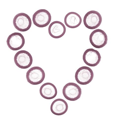 free image of heart shaped condoms