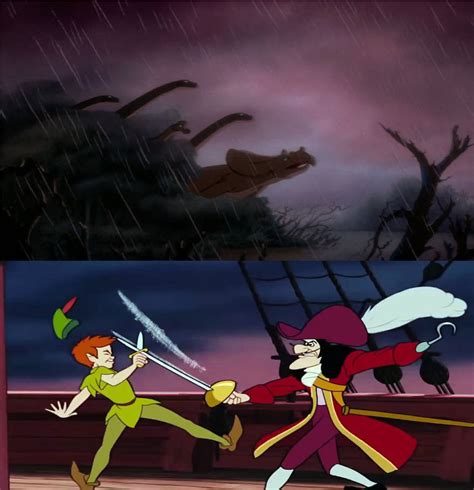 The Dinosaurs Witness Peter Pan Vs Captain Hook By Maxgoudiss On