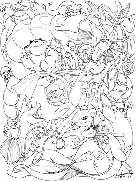 All Pokemon Coloring Pages Free Printable All Pokemon