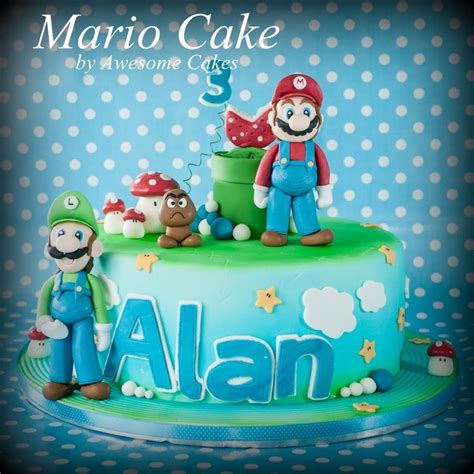 Pith helmets all the way up to deluxe velvet king crowns and elaborately decorated birthday cake. Mario Cake — Birthday Cake Photos | Mario cake, Mario bros ...