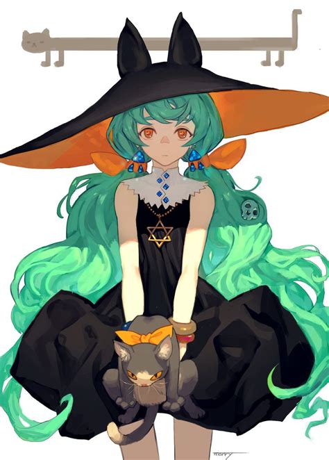 Artstation Morry Anime Witch Character Art Character Design