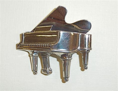 Vintage Beau Sterling Grand Piano Pin