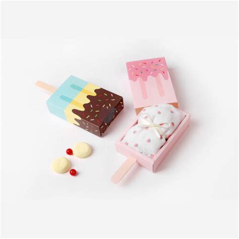 Lollipop Ice Cream Shape Wedding Favor Baby Shower Candy Boxes Pcs Ebay