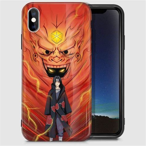 Oyihfvs Compatible With Funda Iphone Xr Case Uchiha Itachi Sparkly