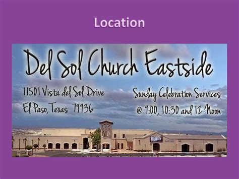 Del Sol Church Presentation