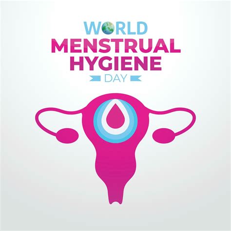 Menstrual Hygiene Day Design Template For Celebration Menstrual Hygiene Vector Design Flat