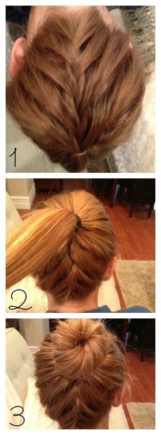 You can also try dutch braiding it instead, to make the braids more apparent. How to Do an Upside-Down Braid Into a Bun {hair tutorial}
