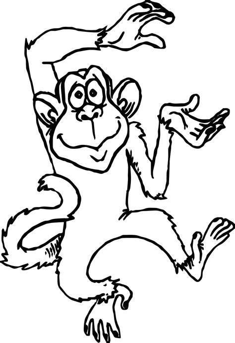 Baboon Coloring Pages At Free Printable Colorings